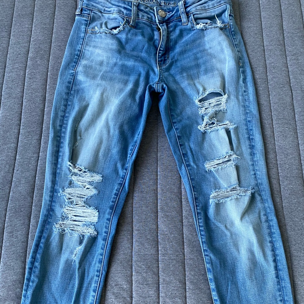 skinny ripped jeans
